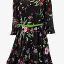 Review Flute Sleeve Floral Mini Dress Size 8 by SwapUp-Online Second Hand Store-Online Thrift Store