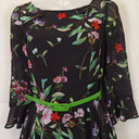 Review Flute Sleeve Floral Mini Dress Size 8 by SwapUp-Online Second Hand Store-Online Thrift Store