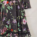 Review Flute Sleeve Floral Mini Dress Size 8 by SwapUp-Online Second Hand Store-Online Thrift Store