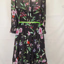 Review Flute Sleeve Floral Mini Dress Size 8 by SwapUp-Online Second Hand Store-Online Thrift Store