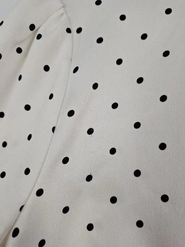 Review Funky Tied Neck Dotted Top Size 10 by SwapUp-Online Second Hand Store-Online Thrift Store