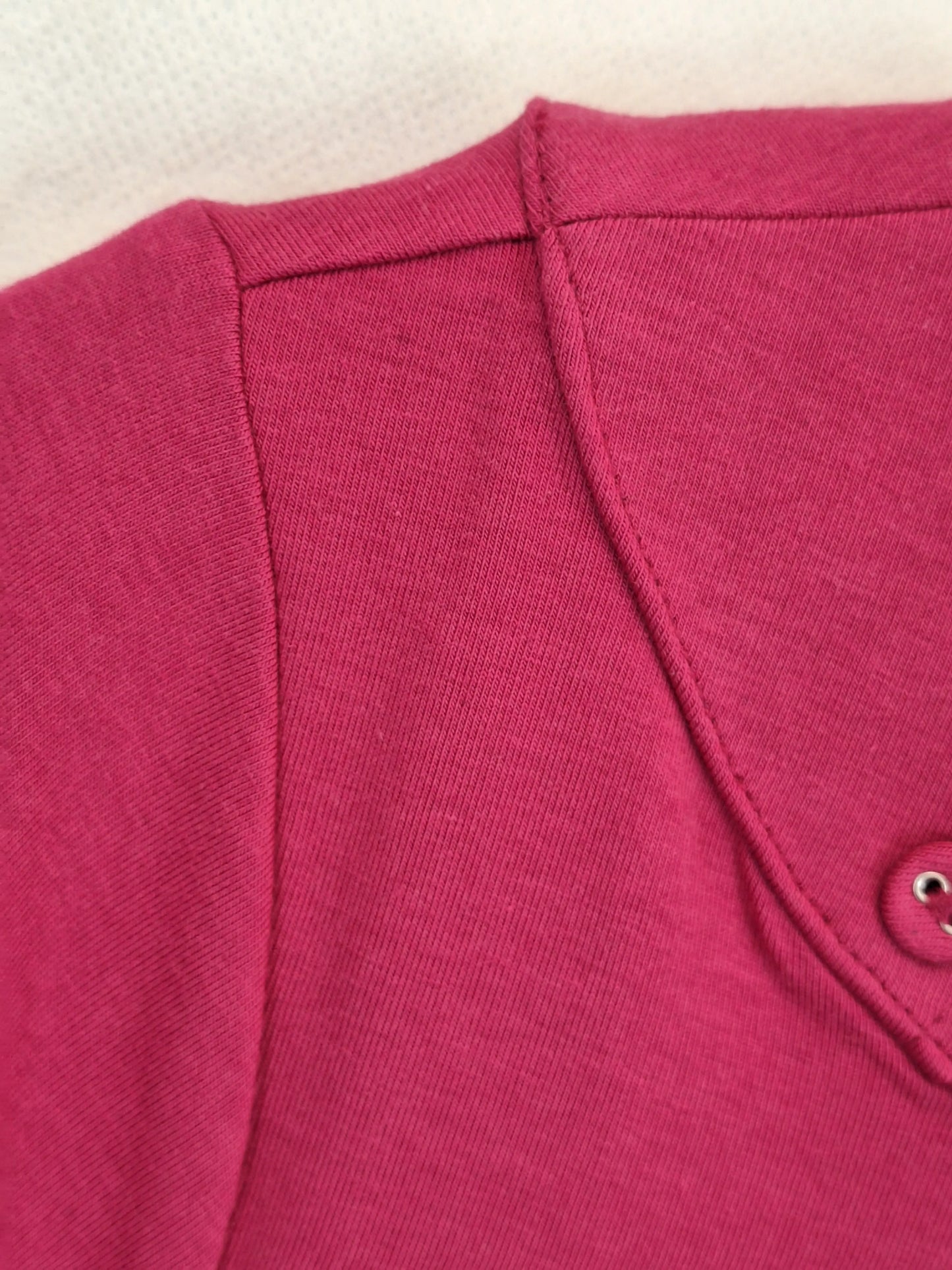 Review Fuscia Boat Neck Top Size 12 by SwapUp-Online Second Hand Store-Online Thrift Store