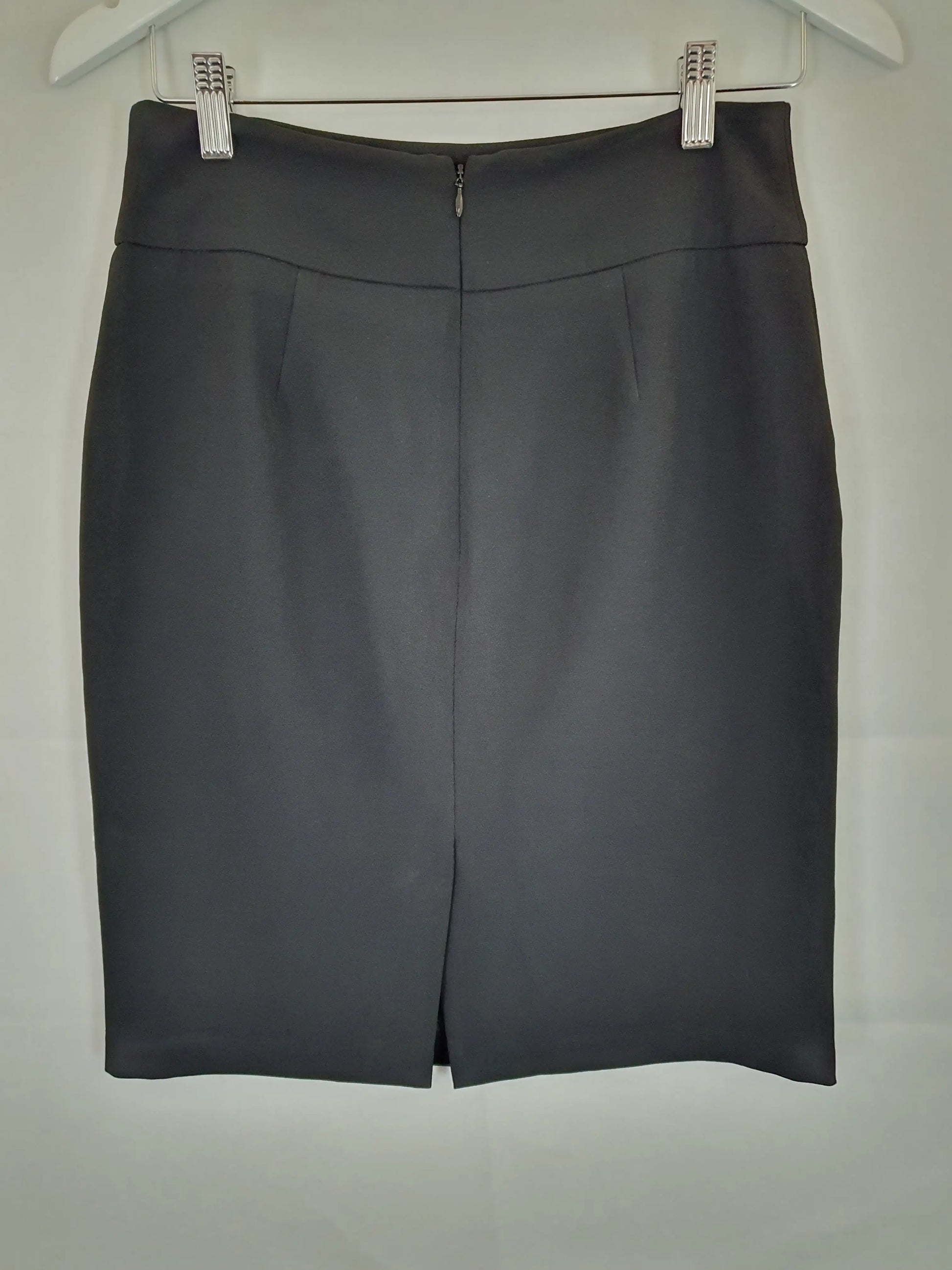 Review Office Style Ruflle Midi Skirt Size 8 by SwapUp-Online Second Hand Store-Online Thrift Store