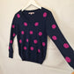 Review Preppy Polka Knit Jumper Size 12 by SwapUp-Online Second Hand Store-Online Thrift Store