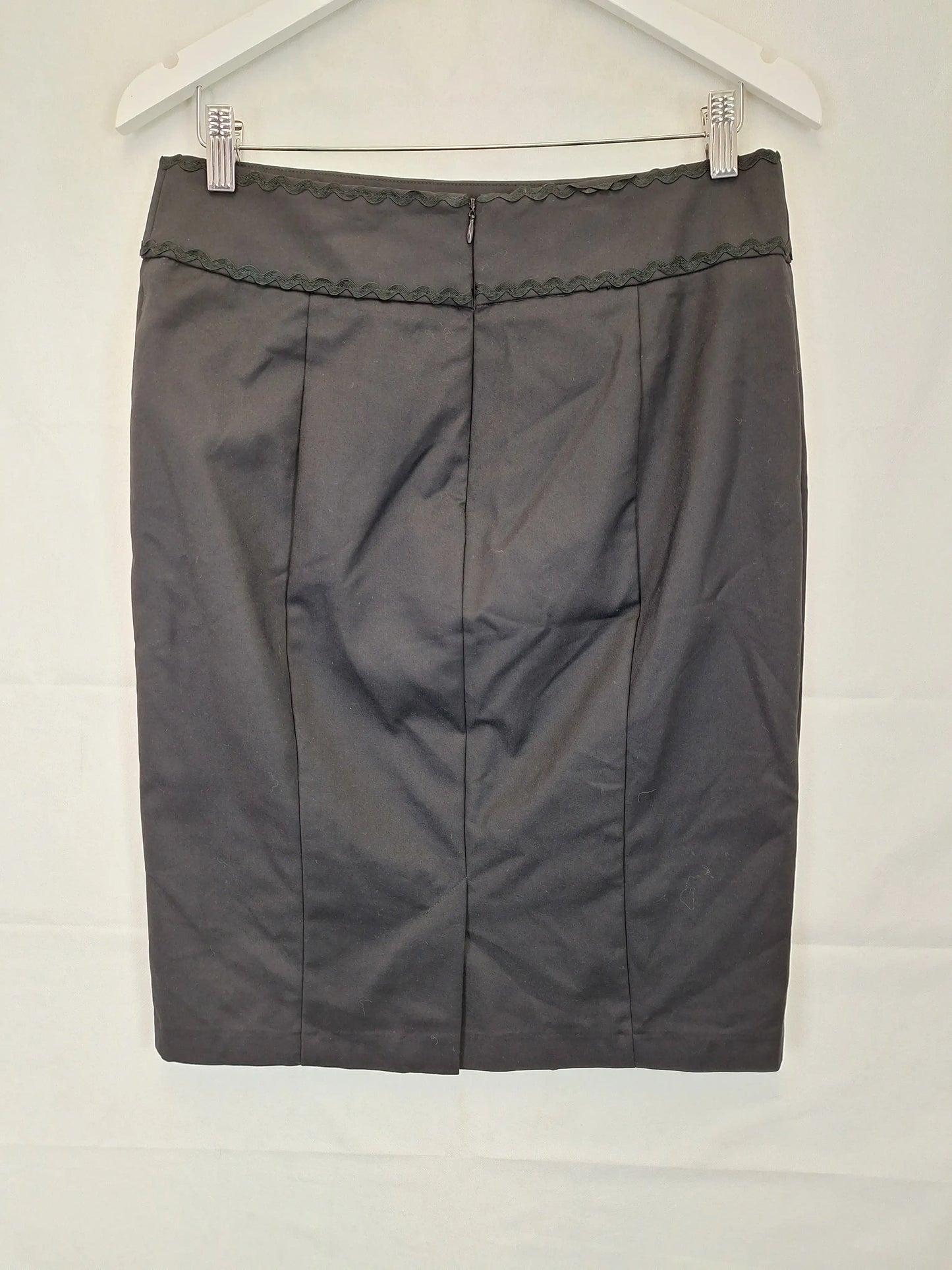 Review Riki Office Midi Skirt Size 12 by SwapUp-Online Second Hand Store-Online Thrift Store