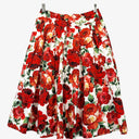 Review Roses Box Pleated Midi Skirt Size 8 by SwapUp-Online Second Hand Store-Online Thrift Store