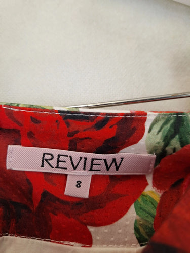 Review Roses Box Pleated Midi Skirt Size 8 by SwapUp-Online Second Hand Store-Online Thrift Store
