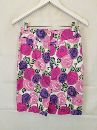Review Roses Pencil Mini Skirt Size 8 by SwapUp-Online Second Hand Store-Online Thrift Store