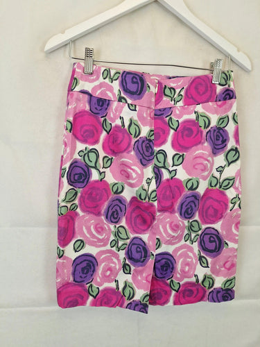 Review Roses Pencil Mini Skirt Size 8 by SwapUp-Online Second Hand Store-Online Thrift Store