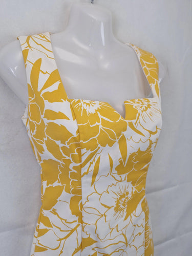 Review Sunshine Bloom Tailored Midi Dress Size 6 by SwapUp-Online Second Hand Store-Online Thrift Store