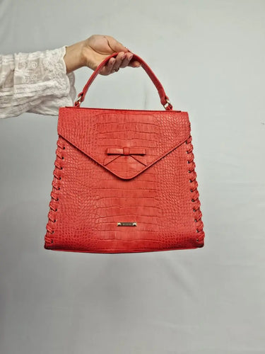 Review Watermelon Laced Top Handle Handbag Size None by SwapUp-Online Second Hand Store-Online Thrift Store