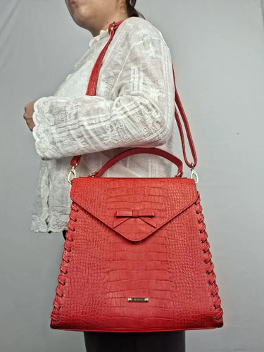 Review Watermelon Laced Top Handle Handbag Size None by SwapUp-Online Second Hand Store-Online Thrift Store
