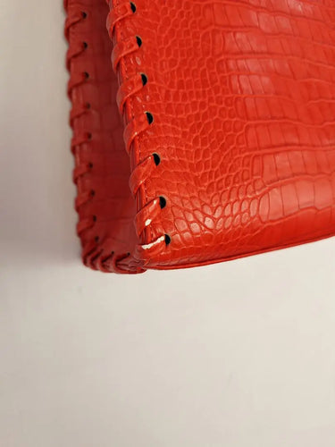 Review Watermelon Laced Top Handle Handbag Size None by SwapUp-Online Second Hand Store-Online Thrift Store