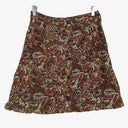 Revival 70's Vibe Paisley Mini Skirt Size 8 by SwapUp-Online Second Hand Store-Online Thrift Store