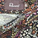 Revival 70's Vibe Paisley Mini Skirt Size 8 by SwapUp-Online Second Hand Store-Online Thrift Store
