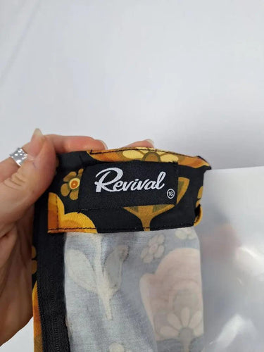 Revival Vintage Inspired Belted Mini Dress Size 16 by SwapUp-Online Second Hand Store-Online Thrift Store