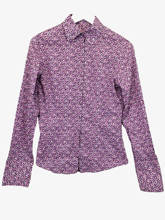 Rhodes & Beckett Lavender Meadow Haze Structured Shirt Size 8 by SwapUp-Online Second Hand Store-Online Thrift Store