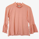 Rice Paper Fairy Floss Pink Frilled Sleeve Top Size M by SwapUp-Online Second Hand Store-Online Thrift Store