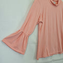 Rice Paper Fairy Floss Pink Frilled Sleeve Top Size M by SwapUp-Online Second Hand Store-Online Thrift Store