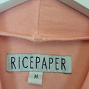 Rice Paper Fairy Floss Pink Frilled Sleeve Top Size M by SwapUp-Online Second Hand Store-Online Thrift Store