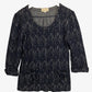 Ricki Renee Navy Thick Bow Cardigan Size 14 by SwapUp-Online Second Hand Store-Online Thrift Store