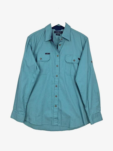 Ringers Western Teal Loose Fit Western Shirt Size 14 by SwapUp-Online Second Hand Store-Online Thrift Store