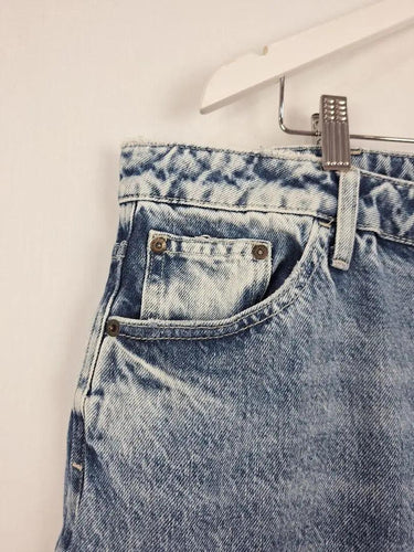 River Island Acid Wash Mom Jeans Size 24 by SwapUp-Online Second Hand Store-Online Thrift Store