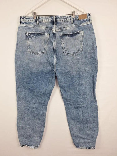 River Island Acid Wash Mom Jeans Size 24 by SwapUp-Online Second Hand Store-Online Thrift Store