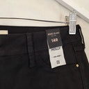 River Island Elevated Basic Black Mid Rise Jeans Size 14 by SwapUp-Online Second Hand Store-Online Thrift Store