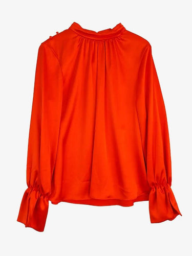 River Island Hot Haute Satin Statement Blouse Size 18 by SwapUp-Online Second Hand Store-Online Thrift Store
