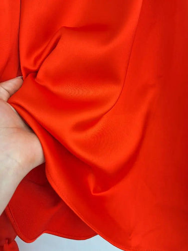 River Island Hot Haute Satin Statement Blouse Size 18 by SwapUp-Online Second Hand Store-Online Thrift Store