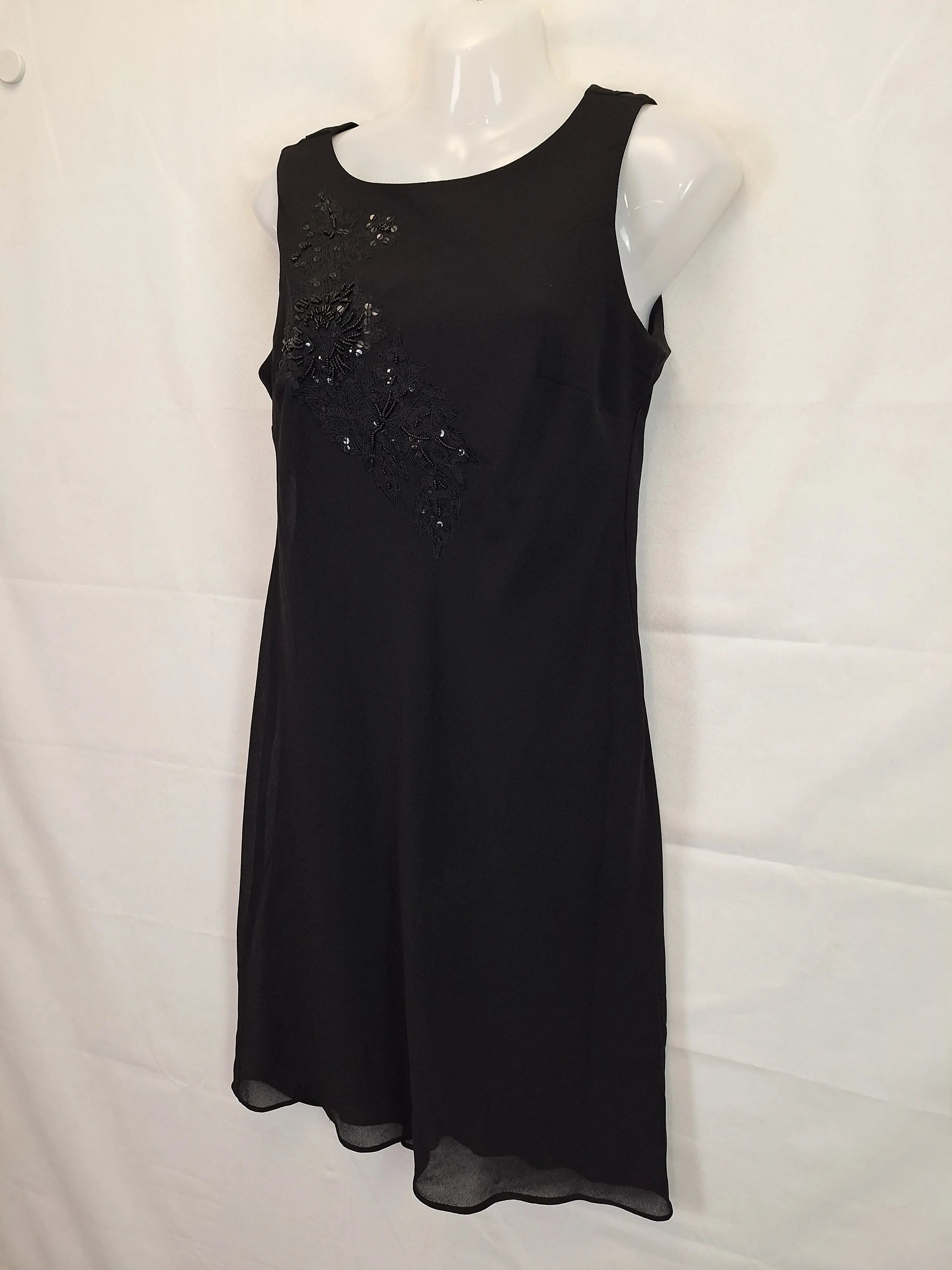 Robbie Bee Sequin Evening Midi Dress Size 6 Petite SwapUp