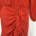 Rodeo Show Terracotta Lucile Dotted Midi Dress Size 12 by SwapUp-Online Second Hand Store-Online Thrift Store