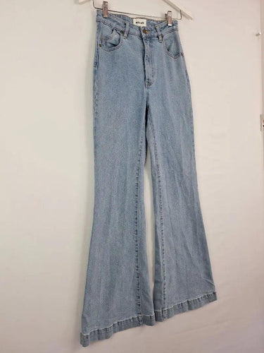 Rolla's Light Wash East Coast Flare Denim Jeans Size 8 by SwapUp-Online Second Hand Store-Online Thrift Store
