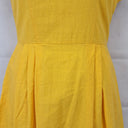 Ruby Raisin Sunshine Linen Retro Pleated Midi Dress Size 10 by SwapUp-Online Second Hand Store-Online Thrift Store