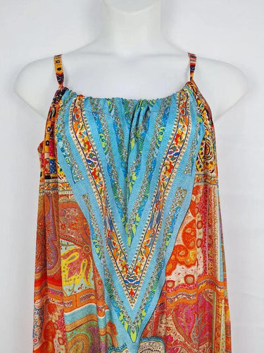 Rubyyaya Sequin Desert Holiday Maxi Dress Size L by SwapUp-Online Second Hand Store-Online Thrift Store
