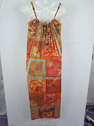 Rubyyaya Sequin Desert Holiday Maxi Dress Size L by SwapUp-Online Second Hand Store-Online Thrift Store