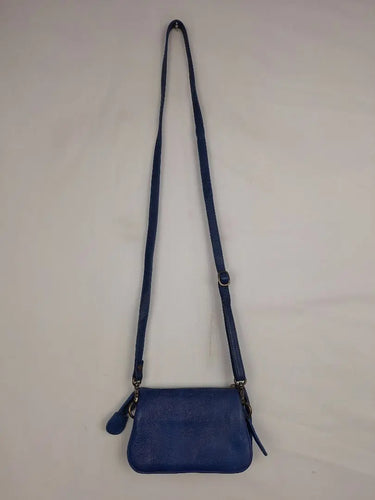Rugged Hide Cobalt Convertible Multi Compartment Mini Crossbody Bag Size None by SwapUp-Online Second Hand Store-Online Thrift Store
