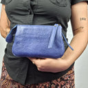 Rugged Hide Cobalt Convertible Multi Compartment Mini Crossbody Bag Size None by SwapUp-Online Second Hand Store-Online Thrift Store