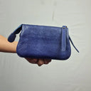 Rugged Hide Cobalt Convertible Multi Compartment Mini Crossbody Bag Size None by SwapUp-Online Second Hand Store-Online Thrift Store