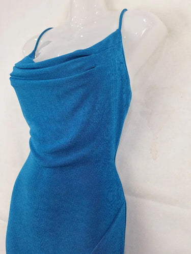 Runaway Azure Bodycon Vacation Dress Size 10 by SwapUp-Online Second Hand Store-Online Thrift Store