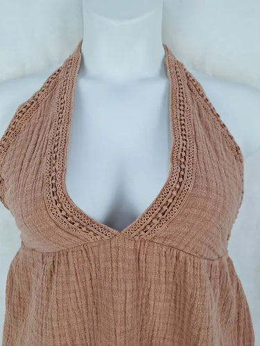 Rusty Boho Halter Neck Beach Top Size 10 by SwapUp-Online Second Hand Store-Online Thrift Store
