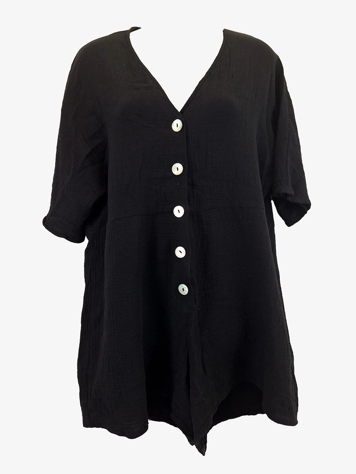 SNDAYS Onyx Cheesecloth Holiday Playsuit Size 12 by SwapUp-Online Second Hand Store-Online Thrift Store