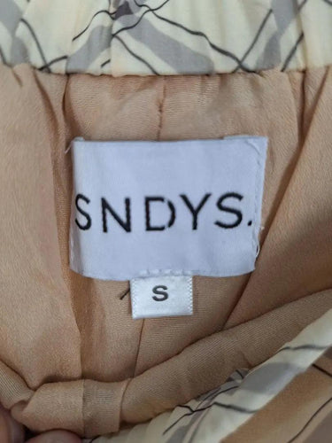 SNDYS Double Layer Latte Checked Pants Size S by SwapUp-Online Second Hand Store-Online Thrift Store
