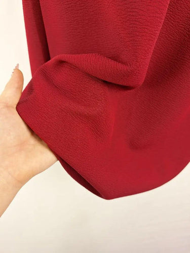 SPURR Burgundy Classic Stretch Business Midi Dress Size 18 by SwapUp-Online Second Hand Store-Online Thrift Store