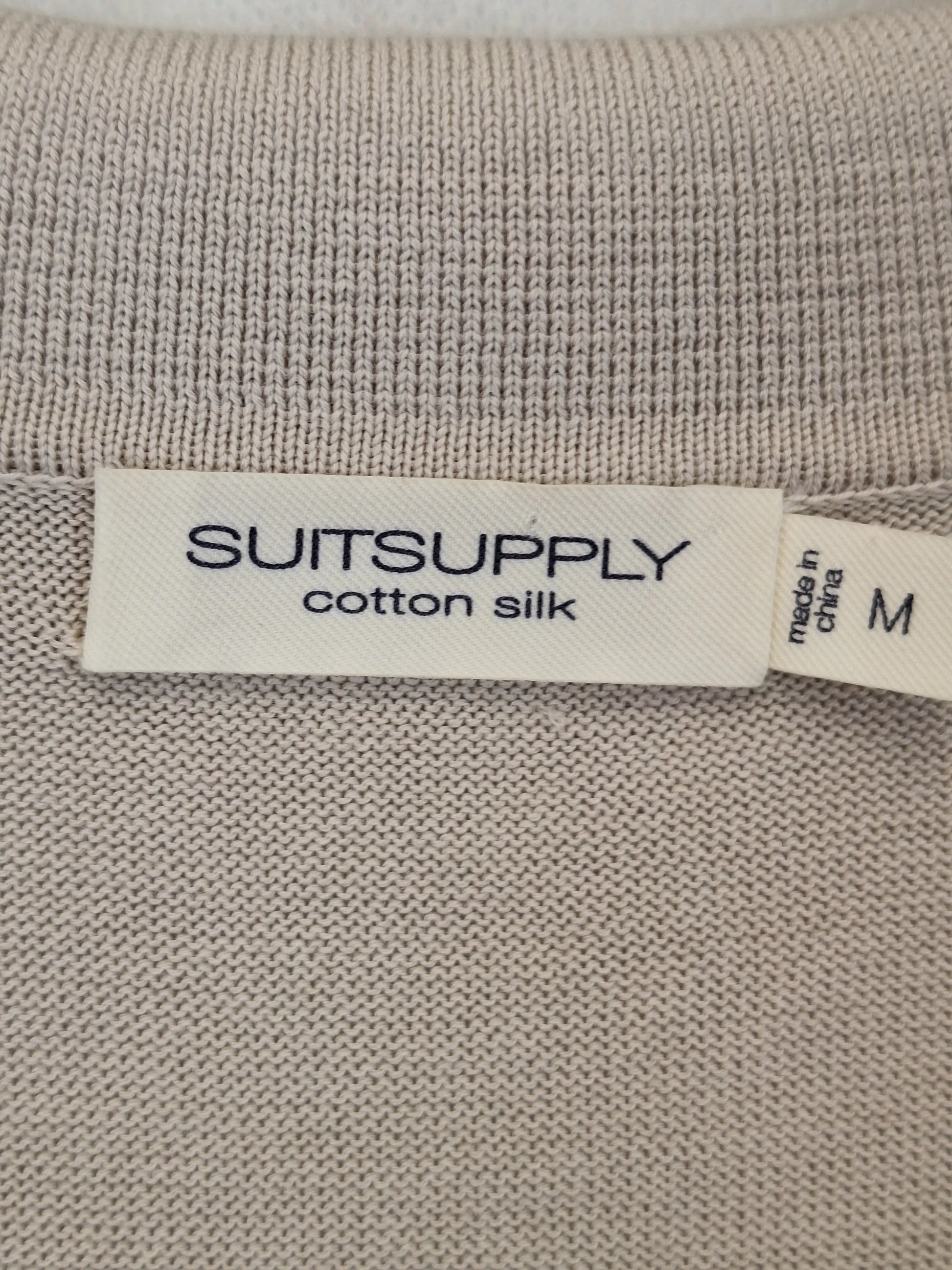 SUITSUPPLY Almond Fine Knit Top Size M by SwapUp-Online Second Hand Store-Online Thrift Store