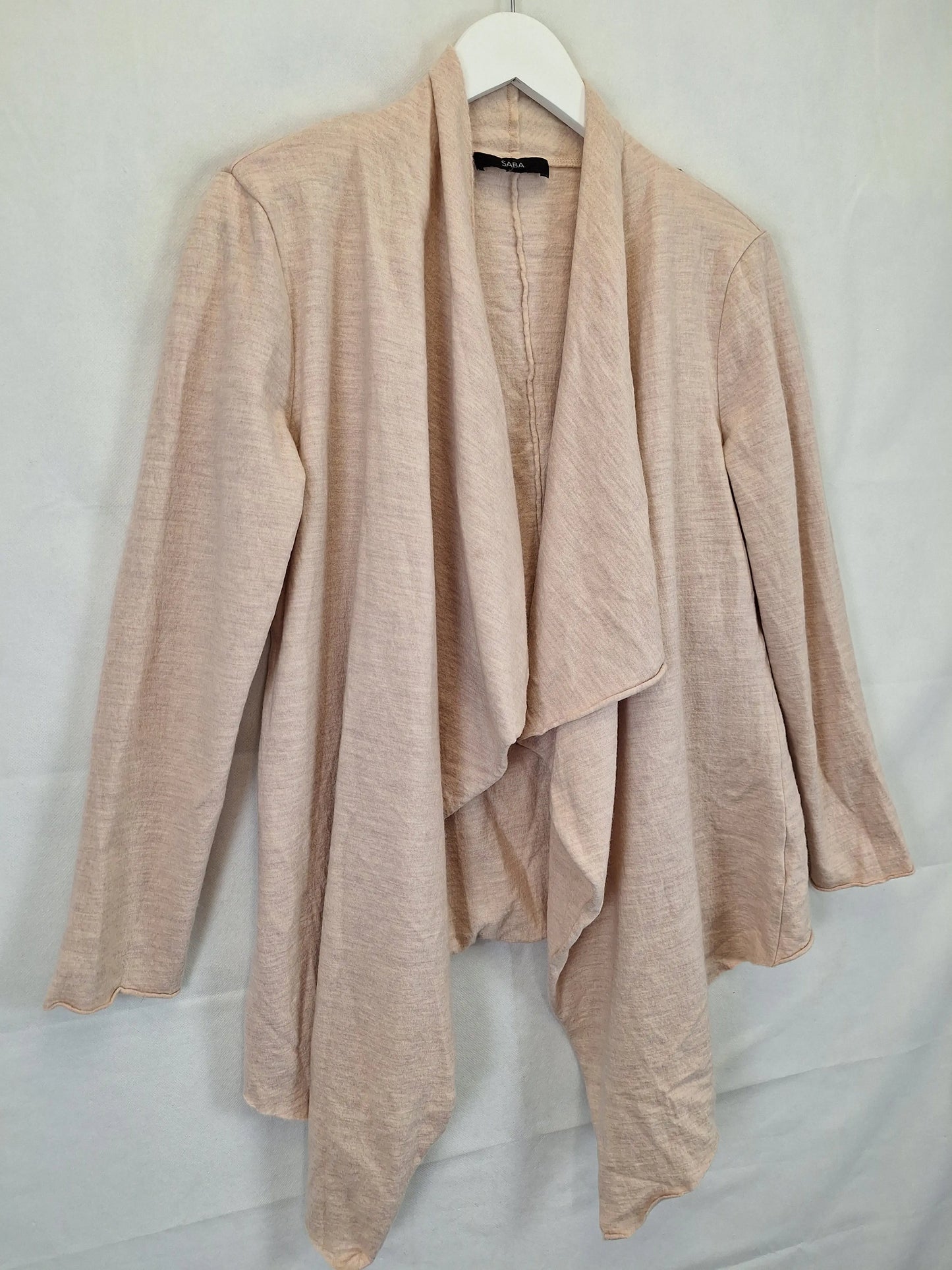 Saba Blush Soft Waterfall Cardigan Size L by SwapUp-Online Second Hand Store-Online Thrift Store