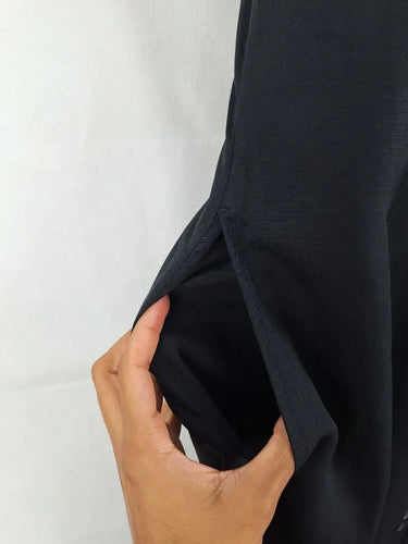 Saba Button Front Black Midi Dress Size 10 by SwapUp-Online Second Hand Store-Online Thrift Store