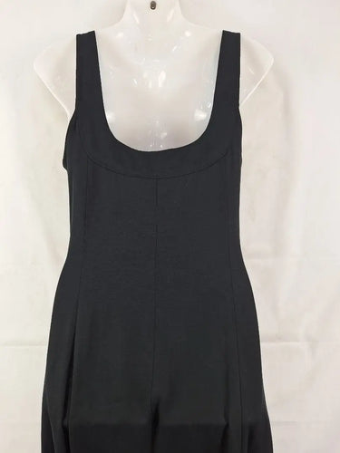 Saba Button Front Black Midi Dress Size 10 by SwapUp-Online Second Hand Store-Online Thrift Store