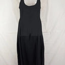 Saba Button Front Black Midi Dress Size 10 by SwapUp-Online Second Hand Store-Online Thrift Store